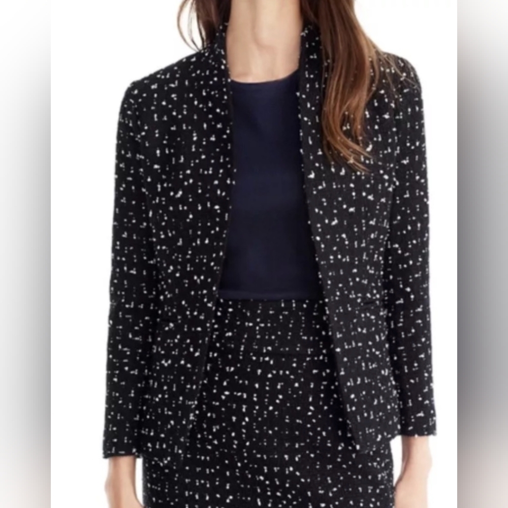 J. Crew Black and White Blazer